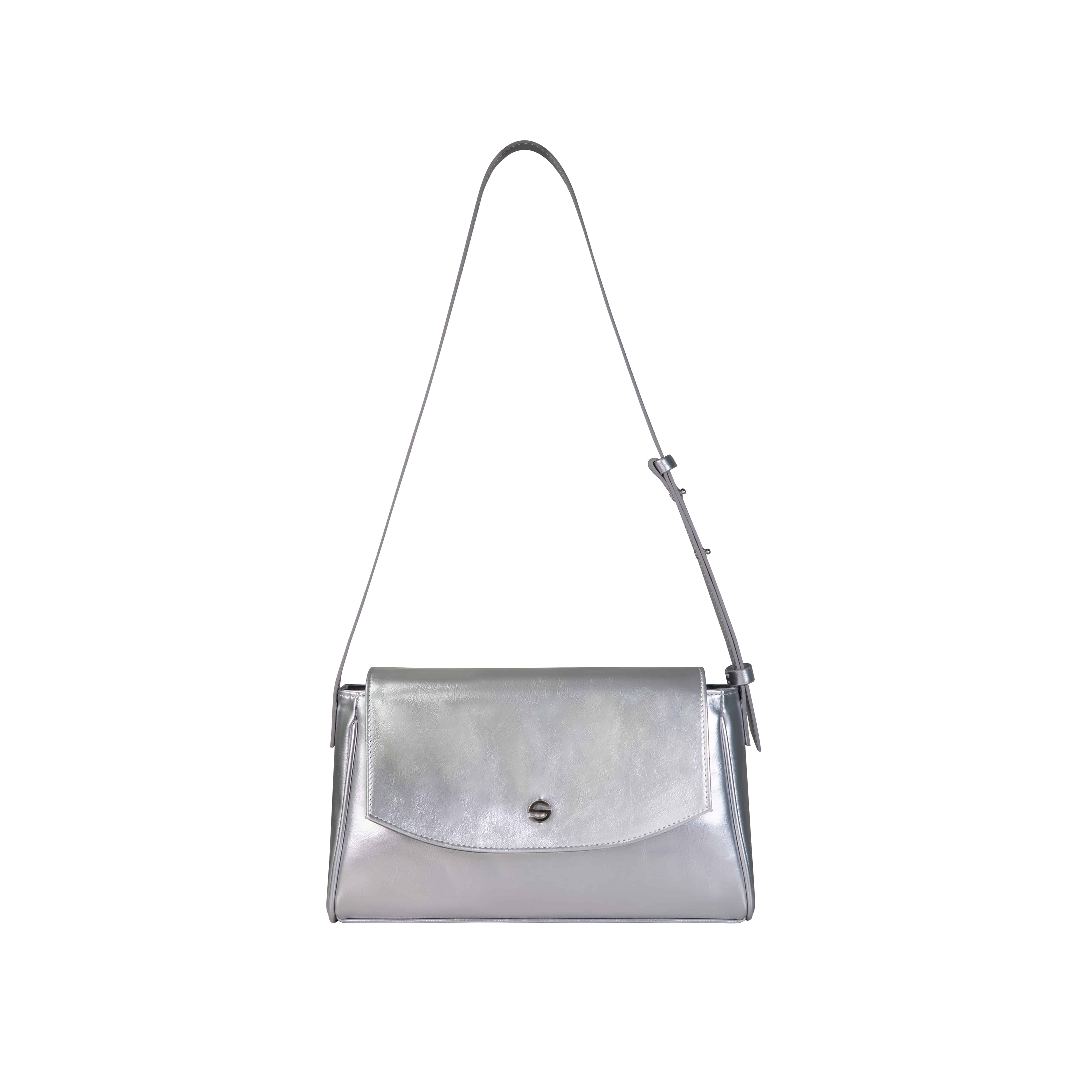 [리퍼브상품]Capture bag mini - crinkle silver