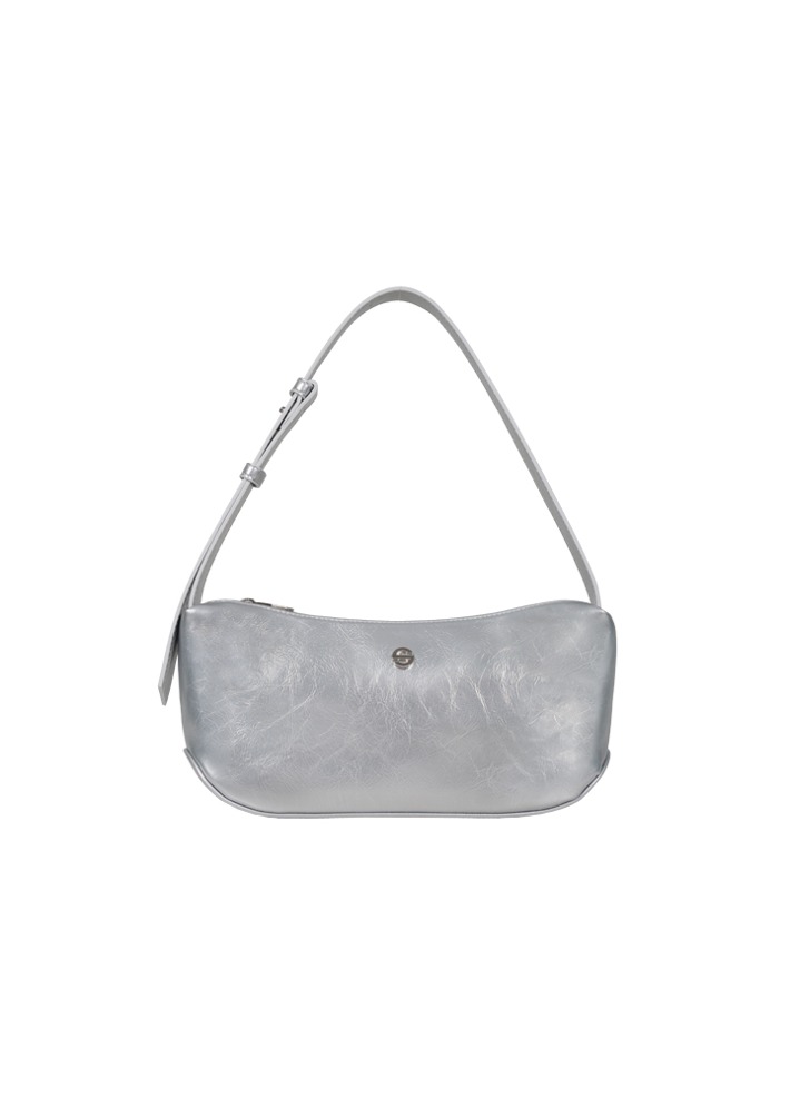 Groove middle bag - crinkle silve